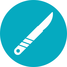 nóż chirurgiczny ikona