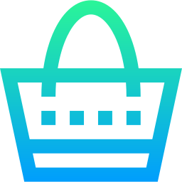 Beach bag icon