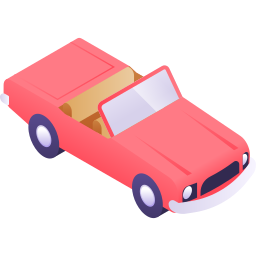 Convertible car icon