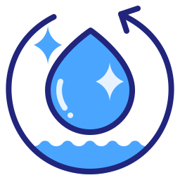 Clean water icon