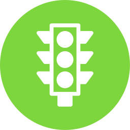 Traffic light icon