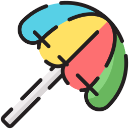 Beach umbrella icon