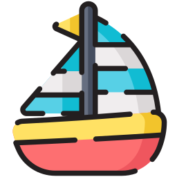 Sail boat icon