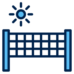 Volley net icon