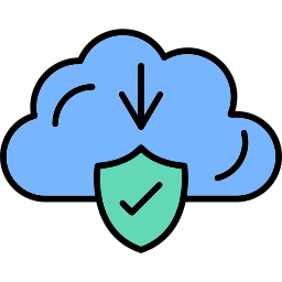 Cloud download icon