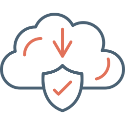 téléchargement en nuage Icône