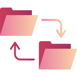 transferencia de datos icono