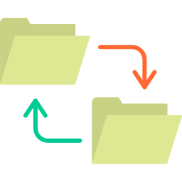 transferencia de datos icono