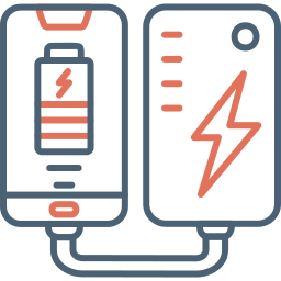draagbare batterij icoon