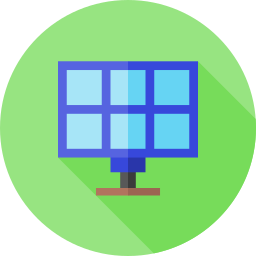 Solar panel icon