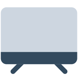 televisión inteligente icono