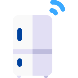 Smart refrigerator icon