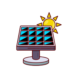 Solar panel icon