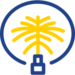 palmier jumeirah Icône