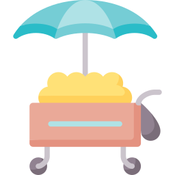 Food cart icon