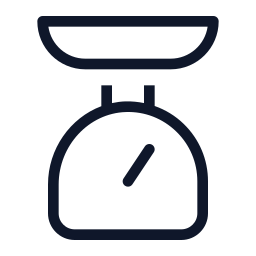 Food scale icon