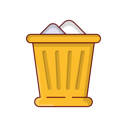 Trash can icon