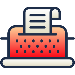 Typewriter icon