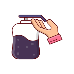 Hand sanitizer icon