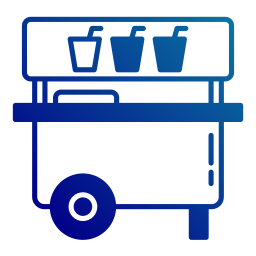 carrello alimentare icona