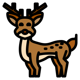 cerf Icône