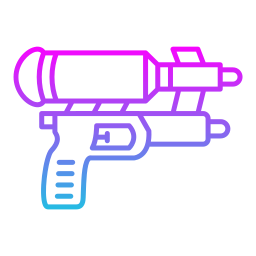 pistola de agua icono