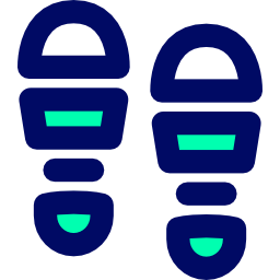 empreintes Icône