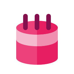 Birthday cake icon