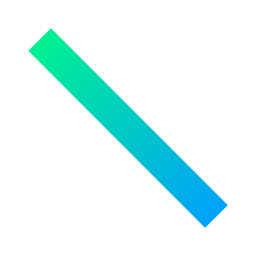 ligne diagonale Icône