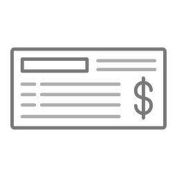 Cheque icon