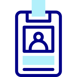 Visitor card icon