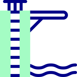 Diving board icon