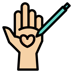 手のハート icon