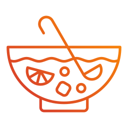 Punch bowl icon