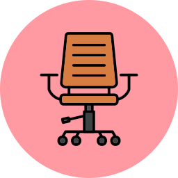 Office chair icon