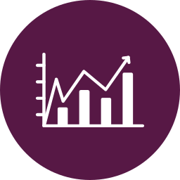 Line chart icon