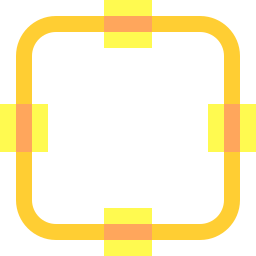 Прямоугольник с закругленными углами иконка