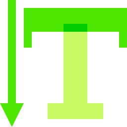 Vertical type icon