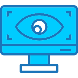 Cyber eye icon