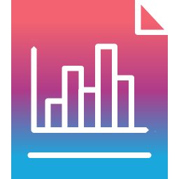 diagramme à bandes Icône