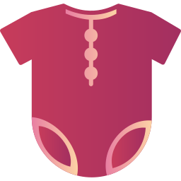 roupa de bebê Ícone