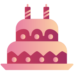 Торт на день рождения иконка