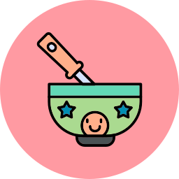 Baby food icon