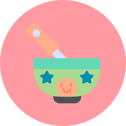 Baby food icon