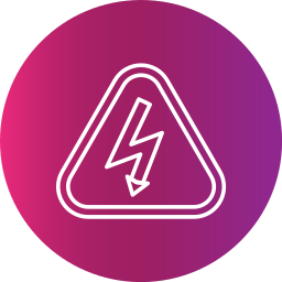 Electrical hazard icon