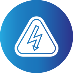 elektrisch gevaar icoon
