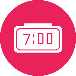 Digital clock icon