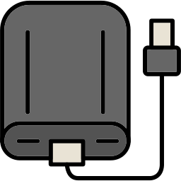 disque dur externe Icône