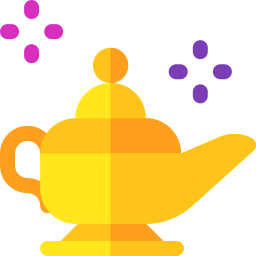 Magic lamp icon