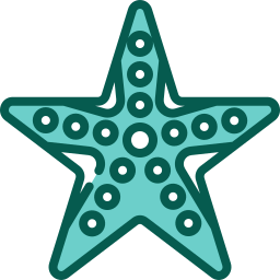 estrella de mar icono